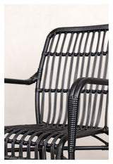 Rizal Lounge Chair, Black Alu