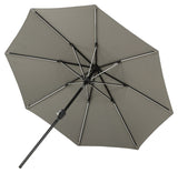 Sabal Parasol w. LED -ljus - grå