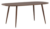 Sanford Dining Table, MDF, Dark Brown, 180 x 90