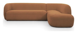 Rothschild 2,5 -sits soffa öppen höger - Clay Brown