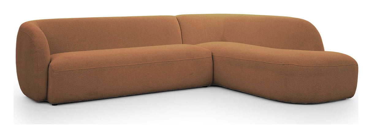 Rothschild 2,5 -sits soffa öppen höger - Clay Brown