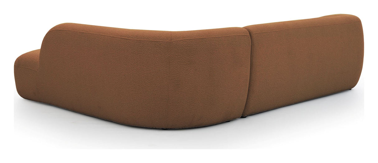 Rothschild 2,5 -sits soffa öppen höger - Clay Brown