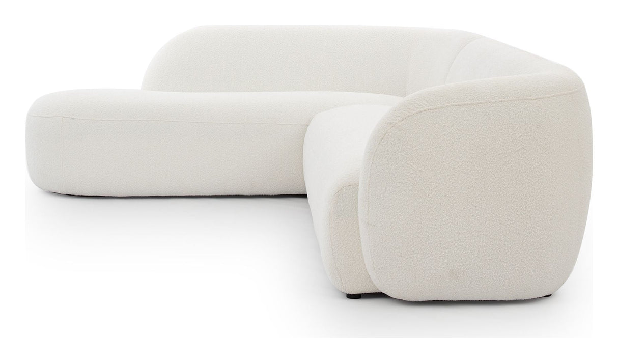 Rothschild 2,5 -sits soffa öppen vänster - offwhite