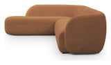 Rothschild 2,5 -sits soffa öppen vänster - Clay Brown