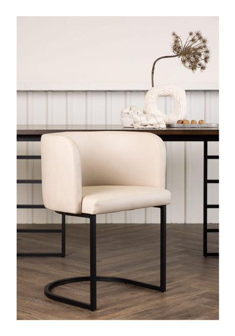 Simrishamn Dining Chair, Polyester, Beige