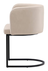 Simrishamn Dining Chair, Polyester, Beige