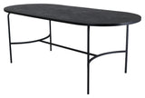 Skate Dining Table Oval, 200 x 90, svart