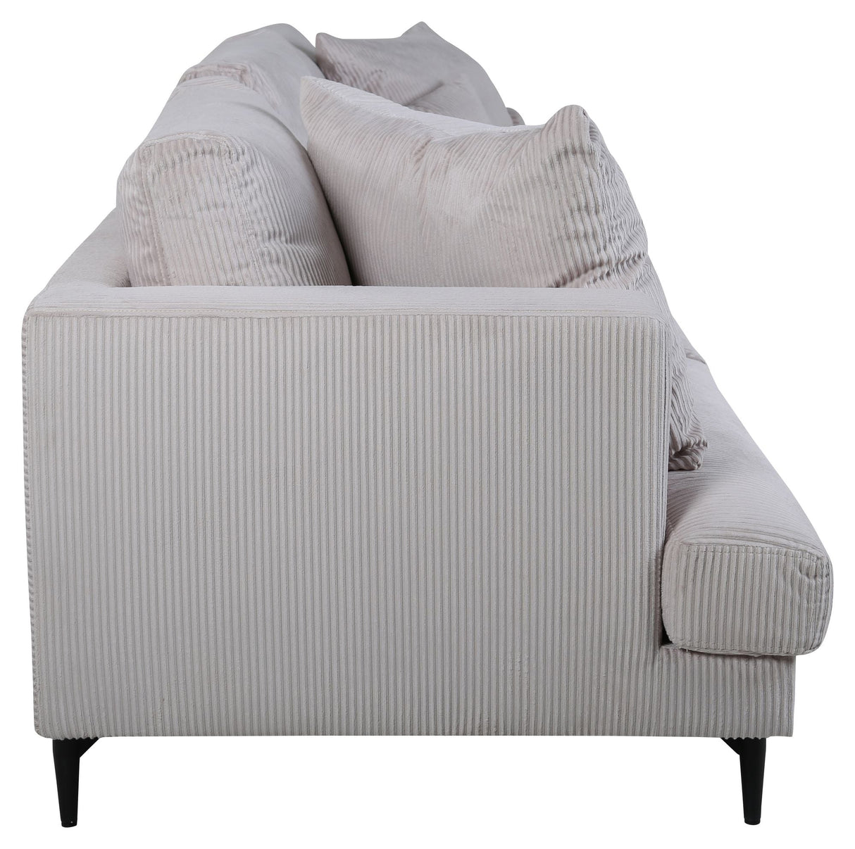 Sofia 3-Pers. Soffa, beige sammet