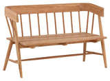 Delad 2-sits soffa, teak