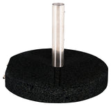 Statera, Parasol Foot Round Island, Granite/Black