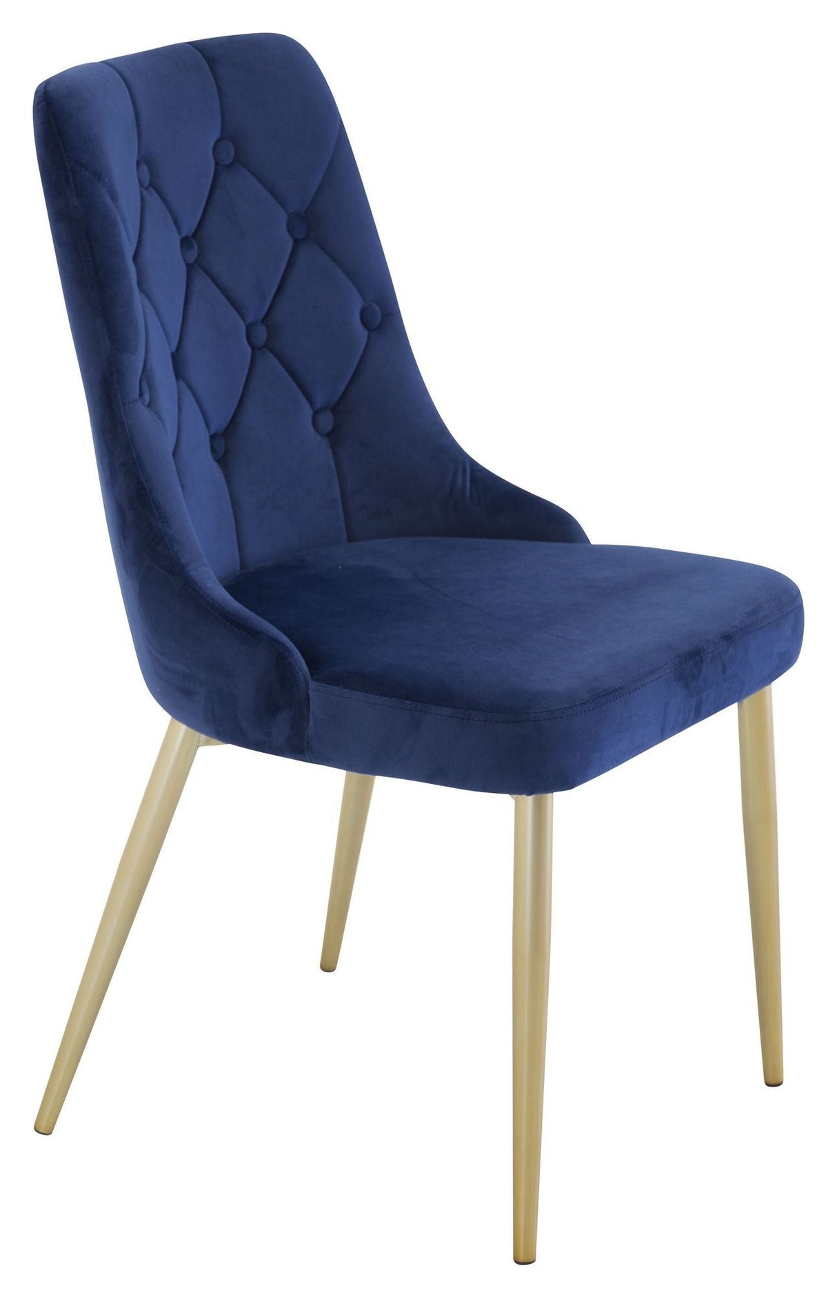 Velvet Deluxe Dining Chair, Blue Velvet