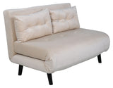 Vicky Sofa Bed 120x190 - Beige Velvet