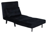 Vicky Sofa Bed 73x190 - Black Velvet