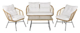 Viga Lounge Set - Nature/White