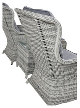 Vikelund Wicker Chairs Set, Gray w. Gråsky