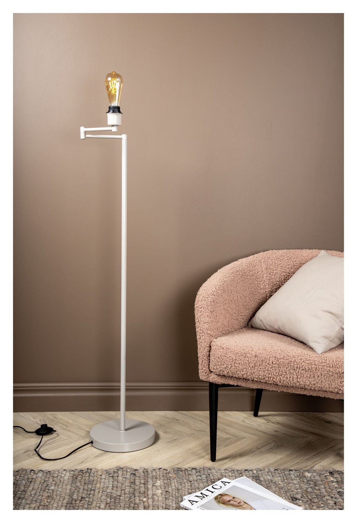 Virro Floor Lamp, Beige