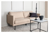 Zoom 2-sits soffa, beige tyg