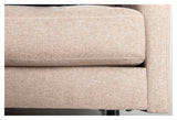 Zoom 2-sits soffa, beige tyg