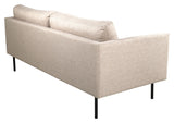 Zoom 2-sits soffa, beige tyg