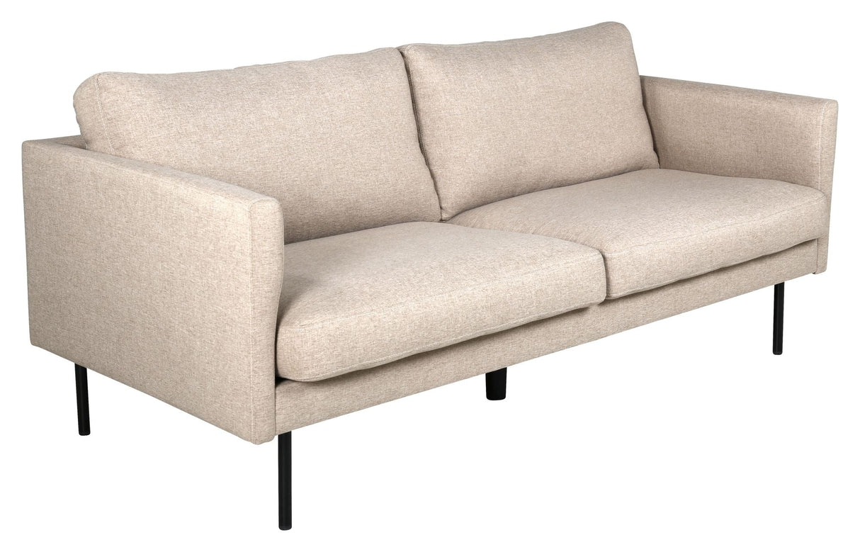 Zoom 2-sits soffa, beige tyg