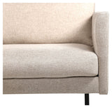 Zoom 2-sits soffa, beige tyg