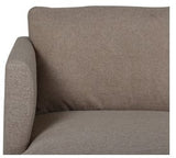 Zooma u-soffa, beige tyg