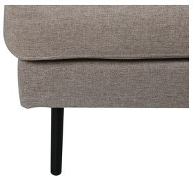 Zooma u-soffa, beige tyg