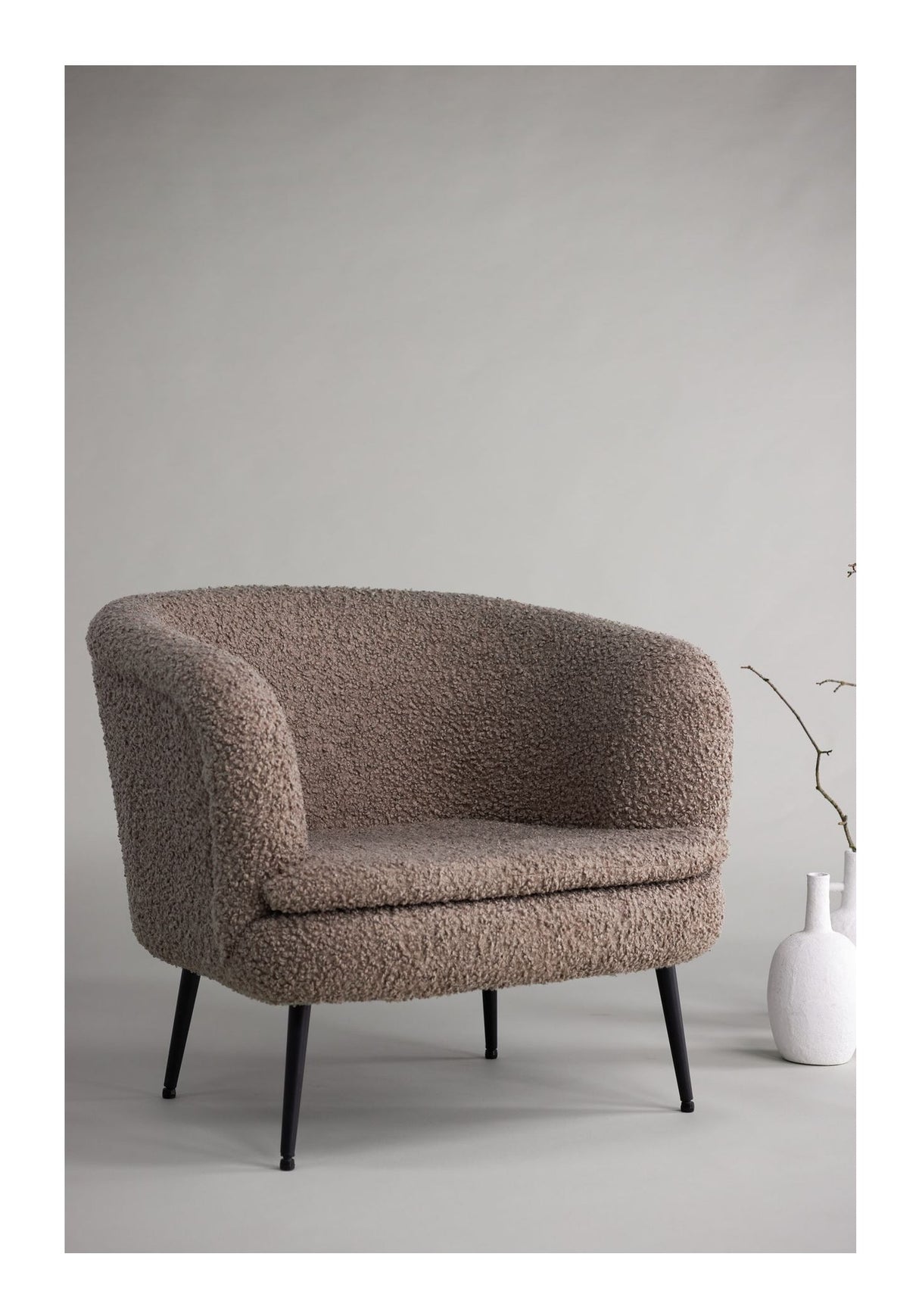 Nordkoster Lounge Chair, Teddy, Beige