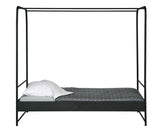 Vunk Bed Frame 200x120 - Black Metal