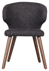 Cape Dining Chair, Black Melange