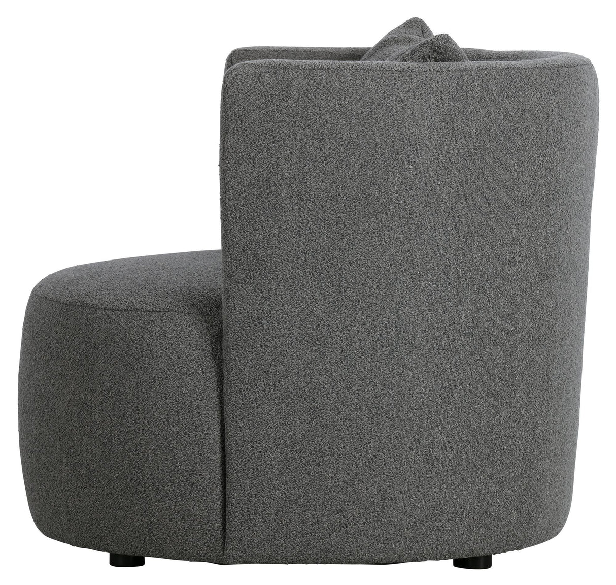 Utforska loungestol - Steel Grey Bouclé