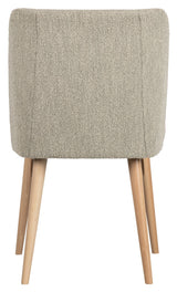 Tvinga matstol - beige bouclé