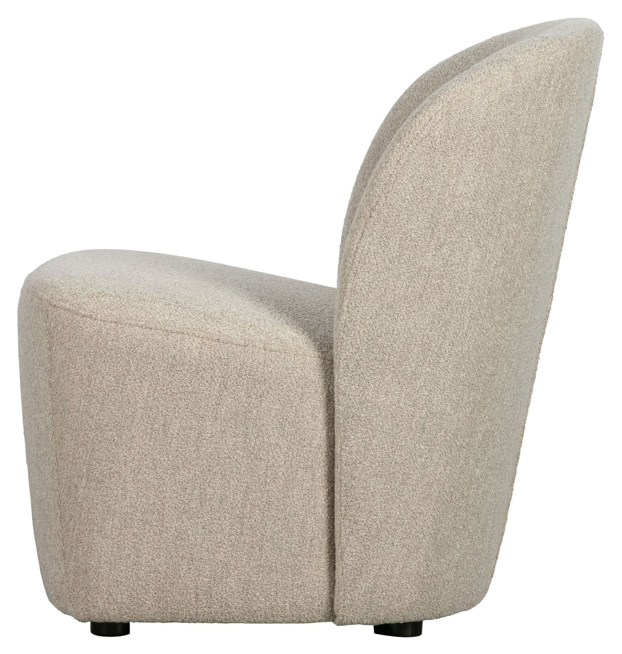 Locky Lounge Chair - Natural Bouclé