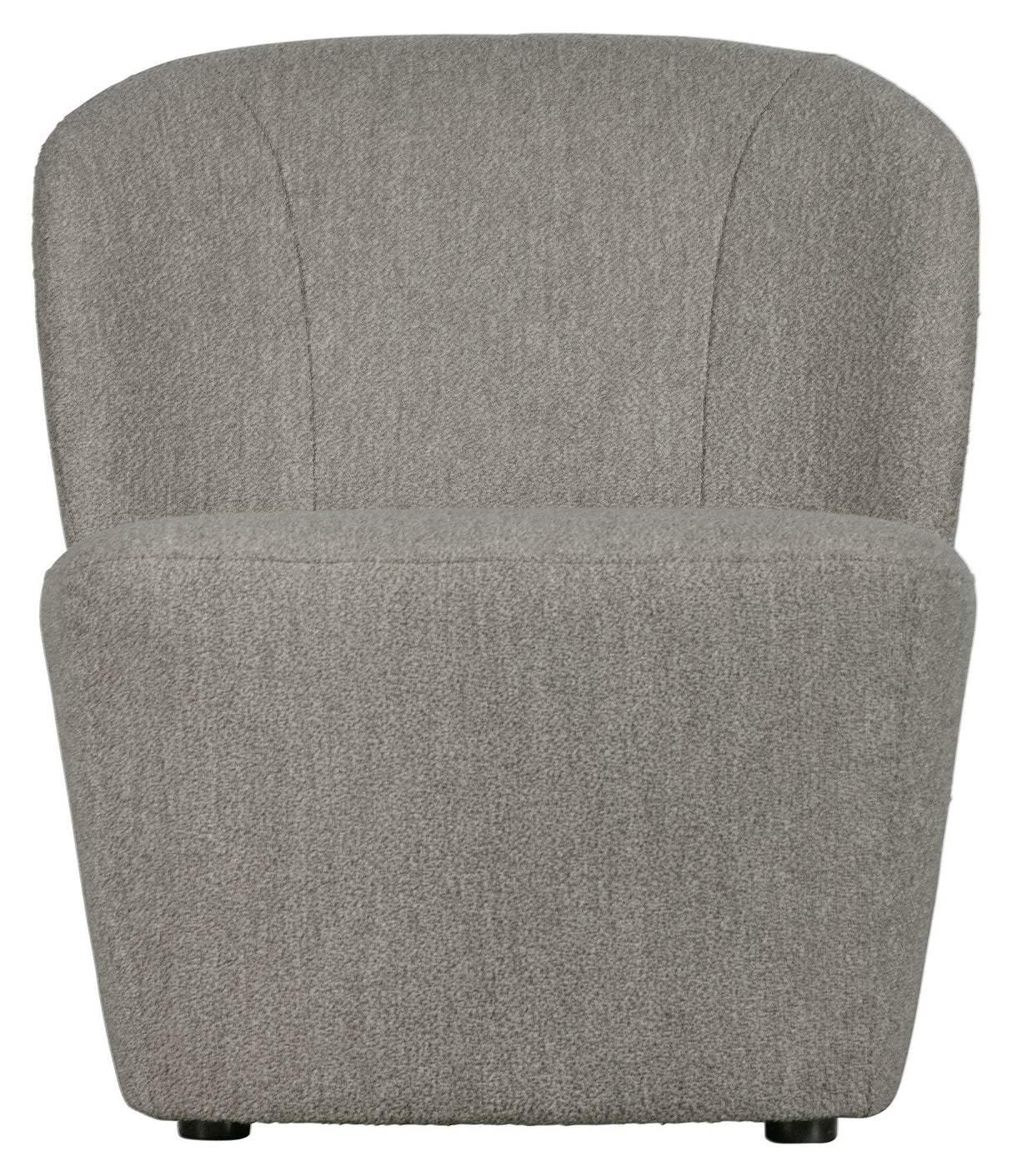 Locky Lounge Chair - Grey Bouclé