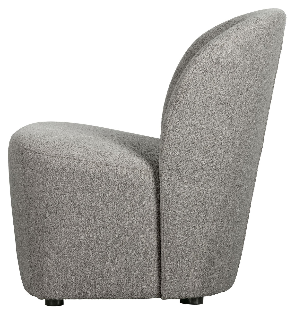 Locky Lounge Chair - Grey Bouclé