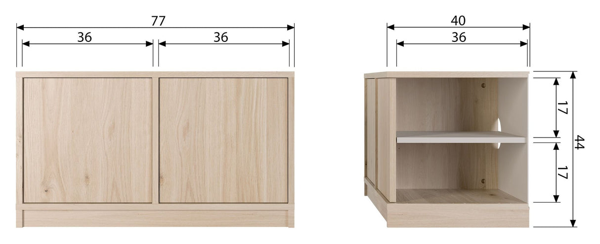 Modulair Base 40x77 - ek