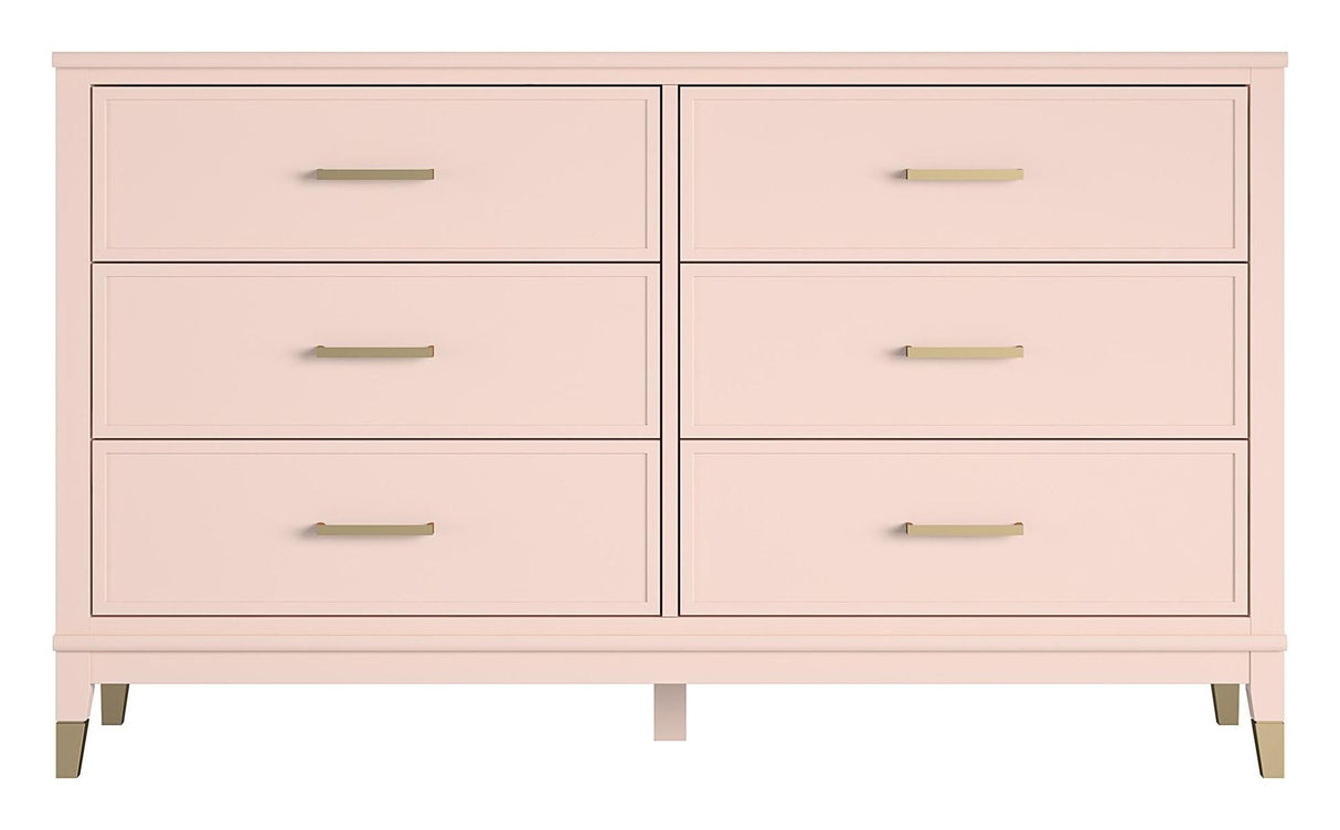 Westerleigh bröstet w. 6 lådor, rosa