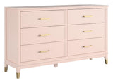 Westerleigh bröstet w. 6 lådor, rosa