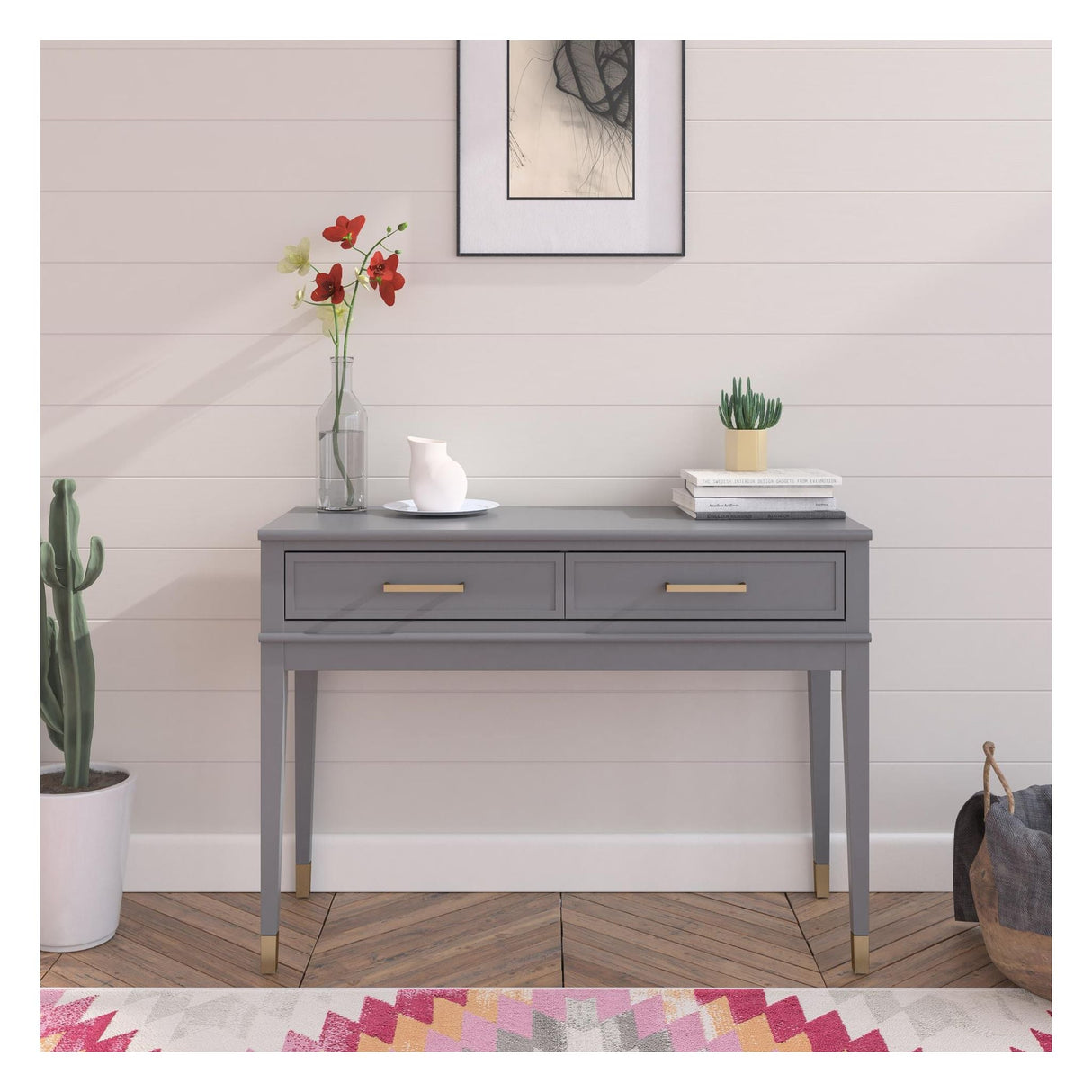 Westerleigh Console Table, Graphite Grey