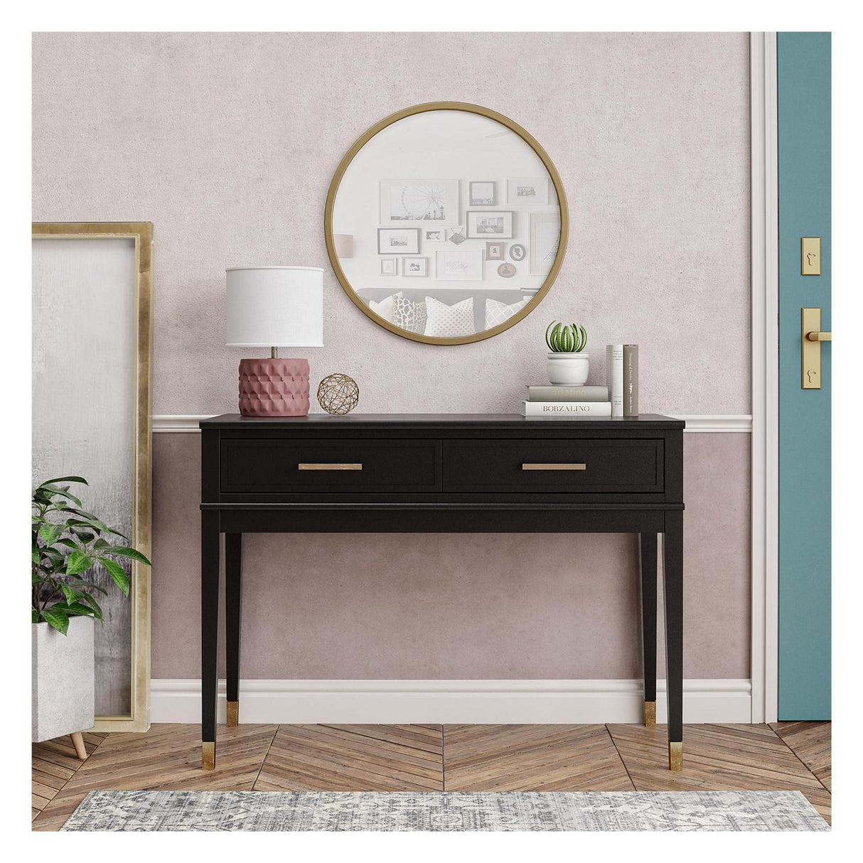 Westerleigh Console Table, svart