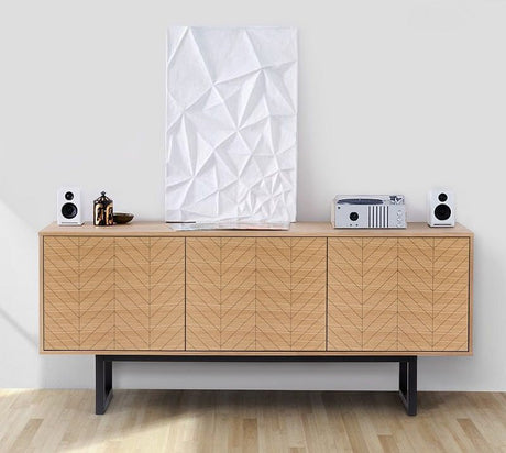 Woodman - Camden Sideboard - Mönstrad lätt trä