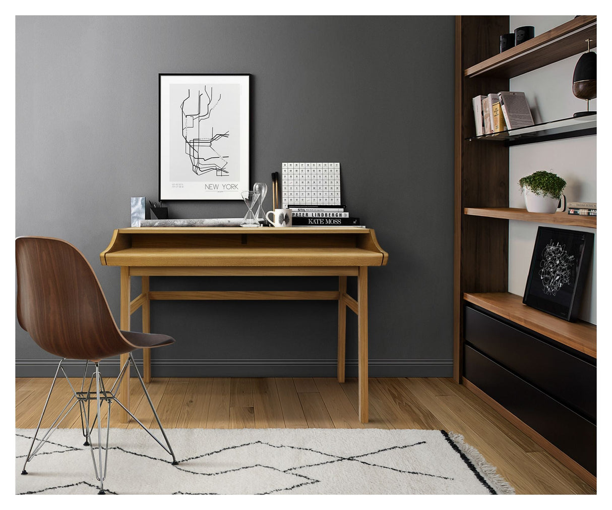 Woodman Carteret Desk - Natur