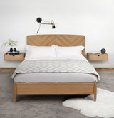 Woodman Farsta Bed Frame - Herringbone, 180x200