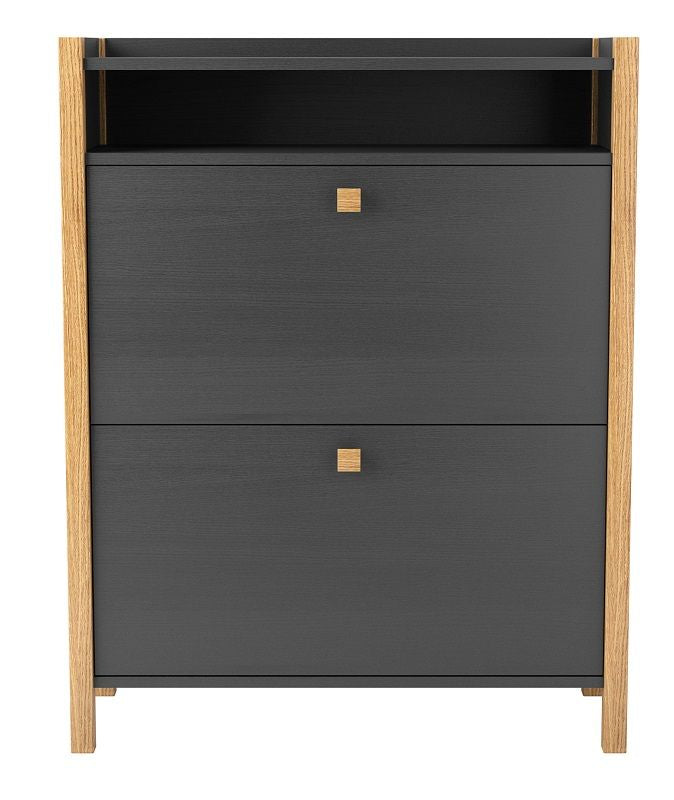 Woodman - Hannover Shoe Cabinet - Gray w. 2 dörrar