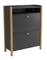 Woodman - Hannover Shoe Cabinet - Gray w. 2 dörrar