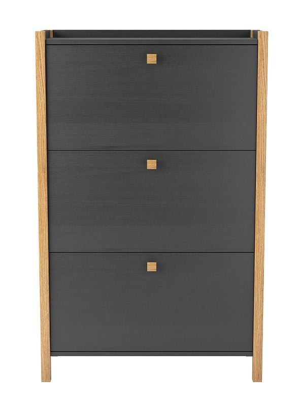 Woodman - Hannover Shoe Cabinet - Gray w. 3 dörrar