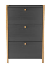 Woodman - Hannover Shoe Cabinet - Gray w. 3 dörrar