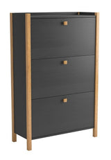 Woodman - Hannover Shoe Cabinet - Gray w. 3 dörrar