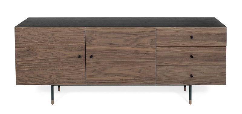 Woodman - Jugend Sideboard - Black/Walnut