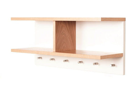 Woodman - Northgate Hat Shelf - Oak Veneer